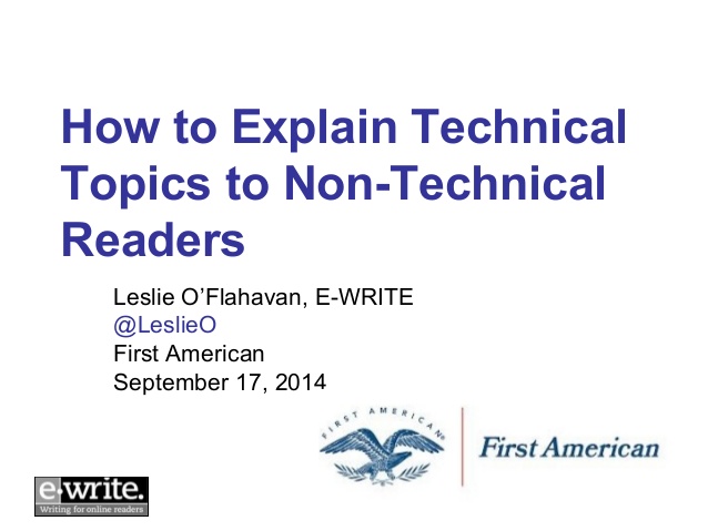 Non technical topics for report writing